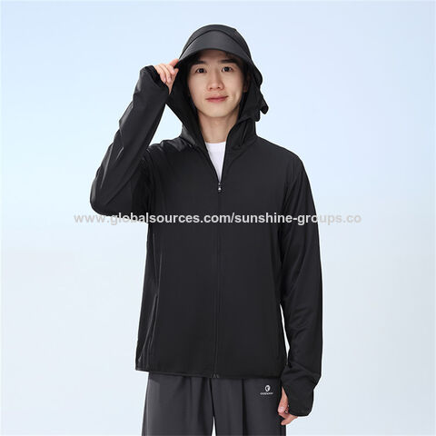 Vêtements de protection solaire en soie glacée pour hommes et femmes, veste légère et respirante anti-ultraviolets, nouveaux vêtements de pêche d'été 2023