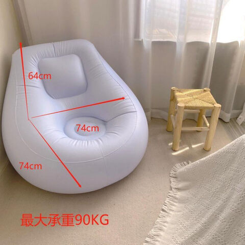 Transparentes Lazy-Boy-Sofa, aufblasbares Sofa, kreativer Balkonstuhl für Schlafzimmer, Picknick-Foto-Requisiten