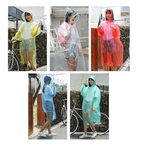 Ponchos für Erwachsene, Damen-Regenbekleidung, Einweg-Regenmäntel, Poncho-Regenmäntel 2026