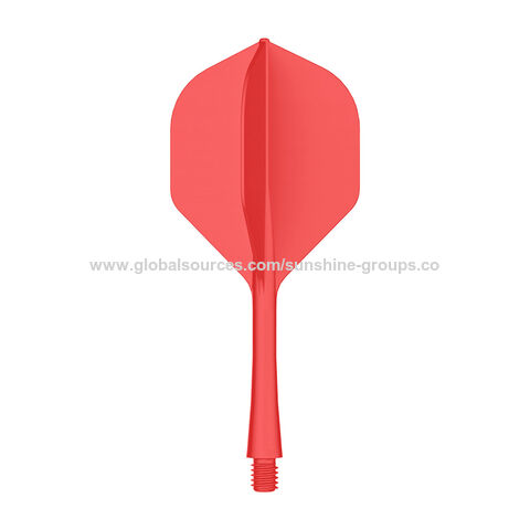 Dartpfeil mit dickem Schaft, einteiliger Heckflügel 2ba Universal, sturzresistentes Kunststoff integriertes Heckflügel Dart Schaft Zubehör