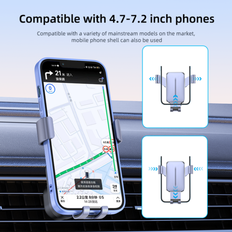 Universal tragbare Schwerkraft Auto Halterung Auto Handy Halter geeignet für alle Telefone