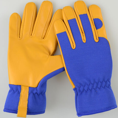 Gants de jardinage en cuir microfibre pour femmes et enfants, imperméables et anti-choc pour la sécurité