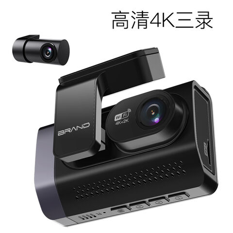 4K/2.5K Full HD Dashcam vorne und hinten für Autos mit integriertem WLAN, GPS, 3 Zoll IPS-Display, ADAS & BSD-Funktion, Nachtsicht