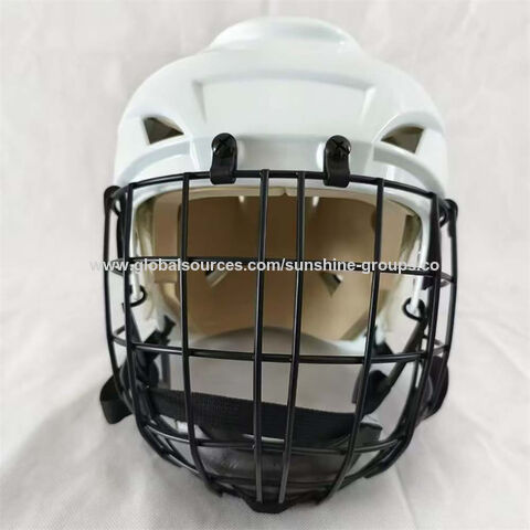 Protector facial completo para patines de hielo, patinaje sobre ruedas, casco de hockey, hockey sobre tierra seca, protector facial para casco deportivo