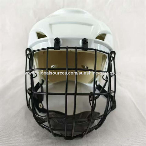 Protector facial completo para patines de hielo, patinaje sobre ruedas, casco de hockey, hockey sobre tierra seca, protector facial para casco deportivo