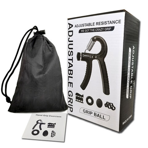 Pelatih Kekuatan Genggaman (Paket 5) - Penguat Genggaman Tangan dengan Resistensi Pegas yang Dapat Disesuaikan Mulai Dari 5 Hingga 60kg (11 Hingga 132 lbs)