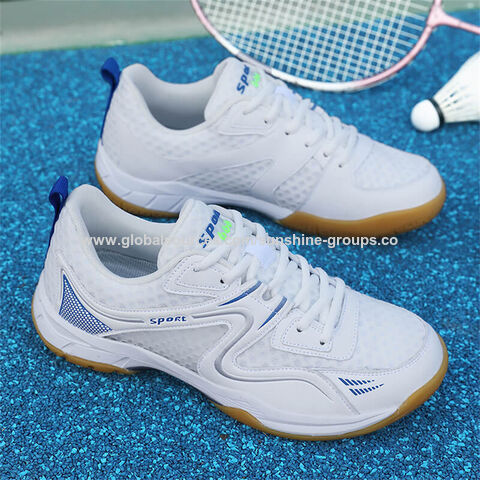 Chaussures de badminton printemps et automne pour hommes et femmes, chaussures de tennis respirantes, chaussures de compétition de tennis de table, chaussures de sport d'entraînement