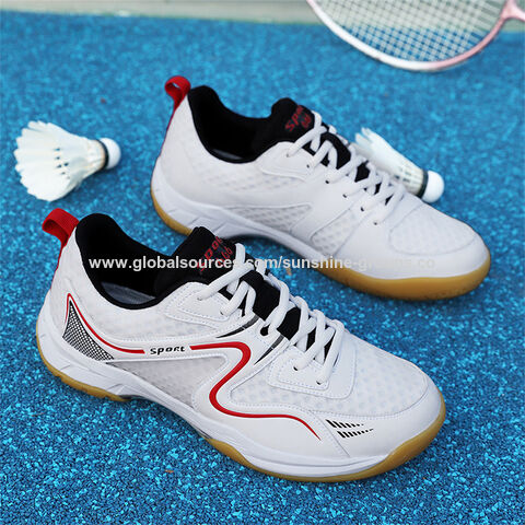 Chaussures de badminton printemps et automne pour hommes et femmes, chaussures de tennis respirantes, chaussures de compétition de tennis de table, chaussures de sport d'entraînement