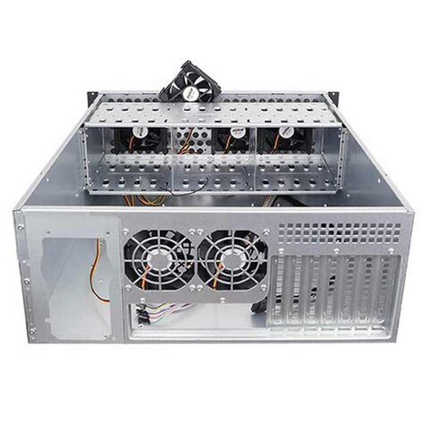 Caja industrial del chasis del servidor 4U del montaje en rack del ordenador de la PC