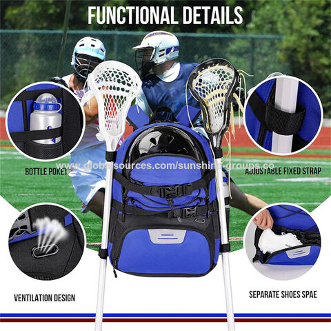 Mochila de hóquei no gelo para clubes e calçados com grande capacidade de armazenamento, mochila esportiva para atividades ao ar livre, bolsas de hóquei em campo.