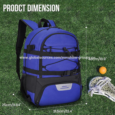Mochila de hóquei no gelo para clubes e calçados com grande capacidade de armazenamento, mochila esportiva para atividades ao ar livre, bolsas de hóquei em campo.