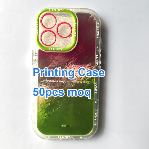 Coque de téléphone personnalisée 2025 en matériau hybride PC+TPU, anti-rayures, antichoc et impression personnalisée