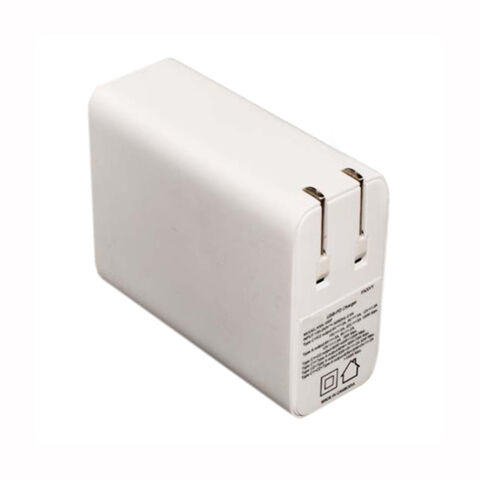 Chargeur Rapide GaN 100W avec Ports de Sortie Type C et USB A