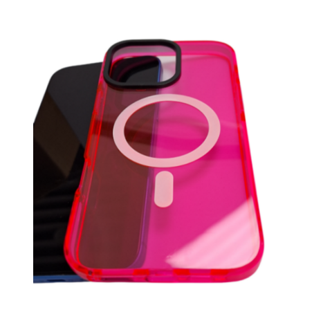 Coque de Téléphone Magnétique OEM/ODM Premium Cristal Couleur Bonbon TPU Transparent Style Européen 2025