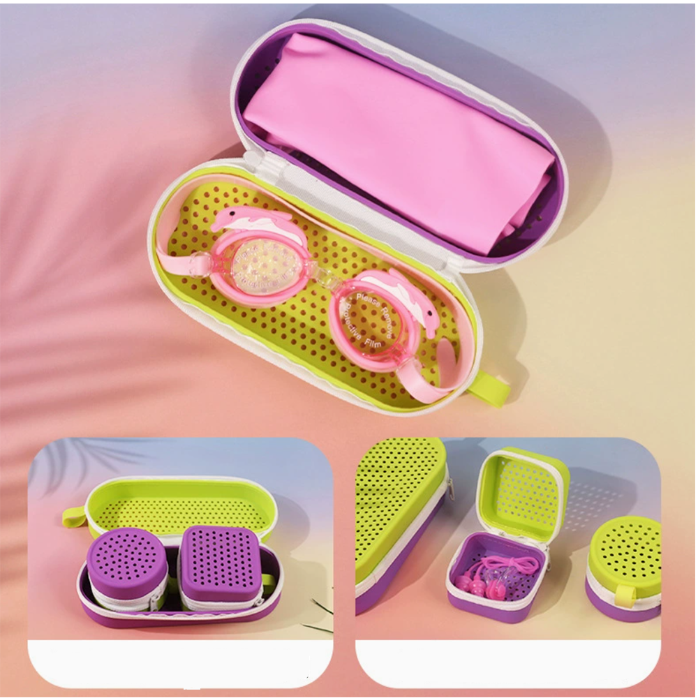 A Set Of Double-sided Breathable Silicone Goggle Cases, Portable Anti ...