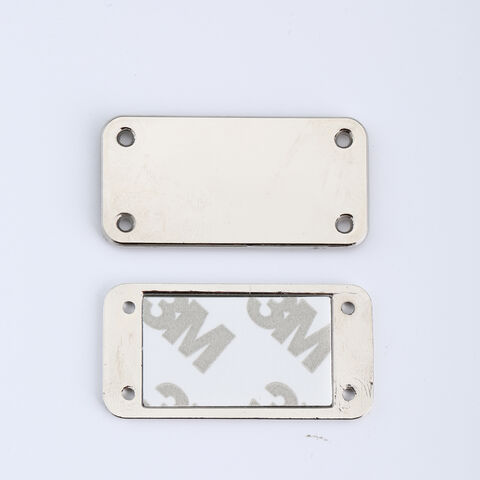Plaque Métallique Adhésive Personnalisée, Étiquette Métallique Gravée pour Meubles