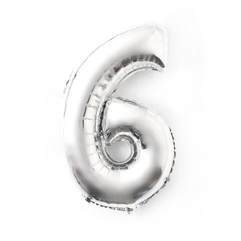 32 Zoll (0-9) Zahlen Folienballon, Geburtstag, Feiertagsfeier, Hochzeit, Aluminiumfolienballon im Großhandel