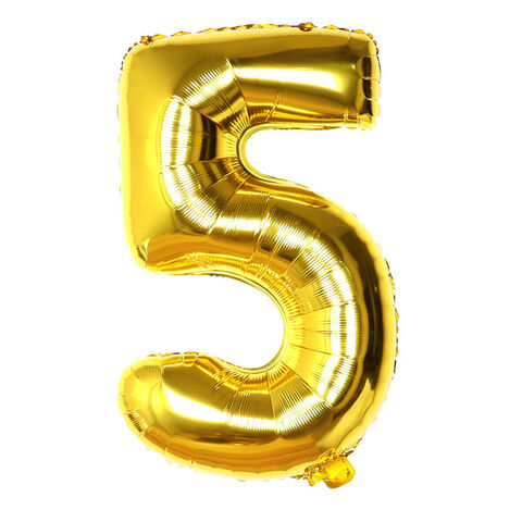 32 Zoll (0-9) Zahlen Folienballon, Geburtstag, Feiertagsfeier, Hochzeit, Aluminiumfolienballon im Großhandel