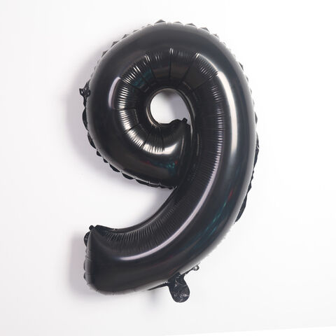 32 Zoll (0-9) Zahlen Folienballon, Geburtstag, Feiertagsfeier, Hochzeit, Aluminiumfolienballon im Großhandel
