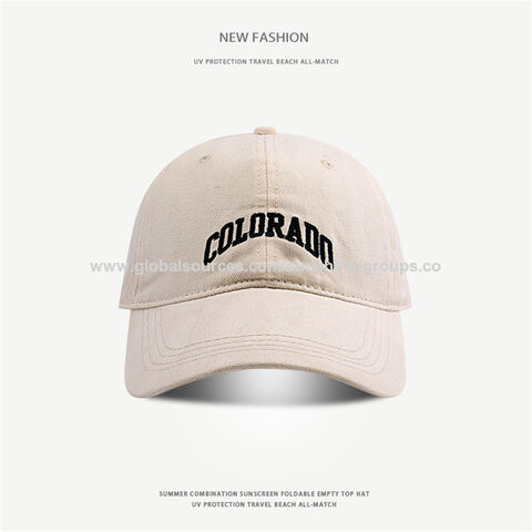 Sombrero de mujer de ala ancha para otoño e invierno, gorra de béisbol bordada de gran circunferencia para cabeza pequeña, combina con todo