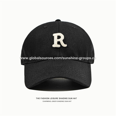 Sombrero de mujer de ala ancha para otoño e invierno, gorra de béisbol bordada de gran circunferencia para cabeza pequeña, combina con todo
