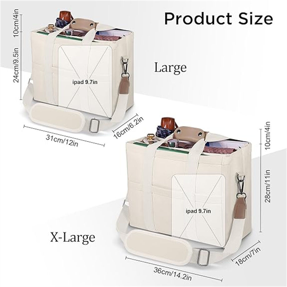 Large Capacity Shoulder Canvas Bag, Commuting Hand Bag