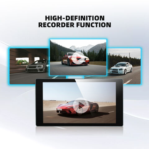 Wemaer Cámara de Punto Ciego para Coche con IA de 5 pulgadas, Grabadora de Conducción BSD, Espejo Retrovisor Electrónico HD 1080P, Cámara Lateral Giratoria, Dash Cam