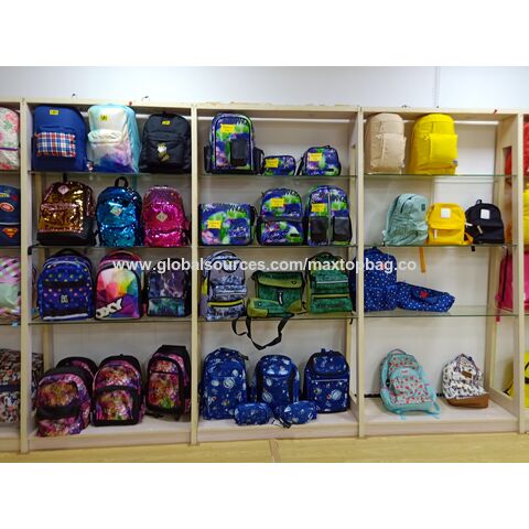 Kinderhandtaschen, hergestellt aus 600D/PVC, Größe 36*28*12cm, kundenspezifische Designs verfügbar. Perfekt für Großhändler und Distributoren.