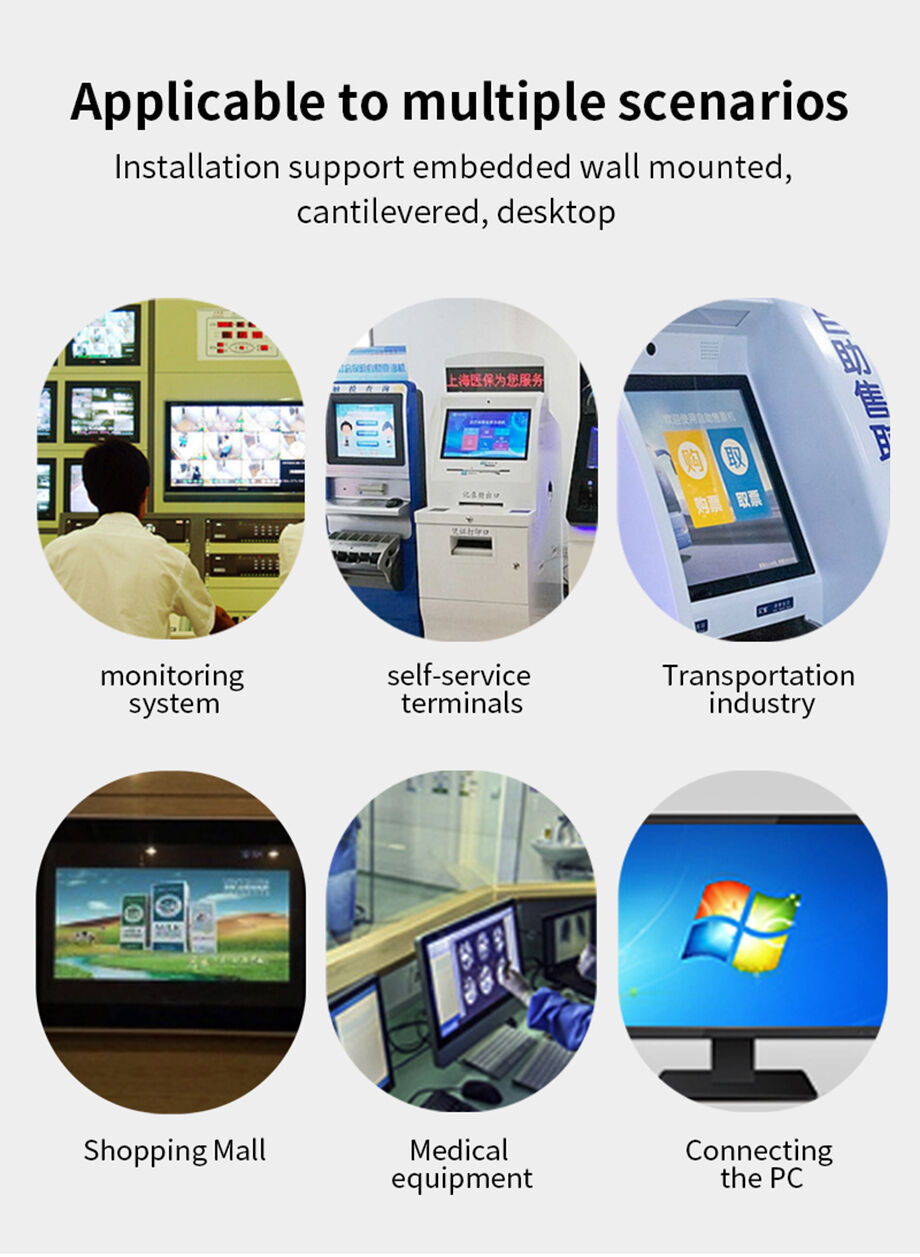 Wholesale 8 Inch 1280*720 Metal Casing No Touch Monitor With Vesa Wall ...