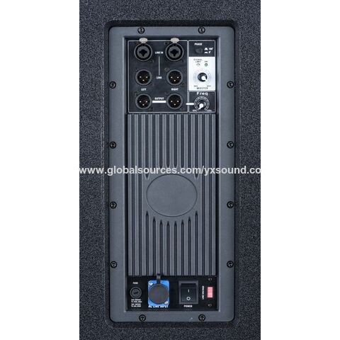 Subwoofer, DSP/2 vías/Clase D/DSP/BI-AMP/1600W