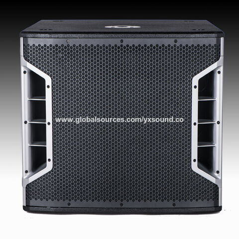 Subwoofer activo, pintado de madera, diseño exclusivo, gran potencia 1600W