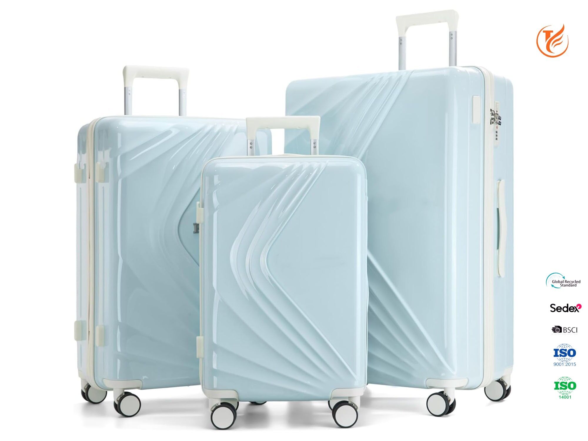 Travelnotahard Shell Luggage Sets 3 Pieces, 20/24/28 Inch Carry On ...
