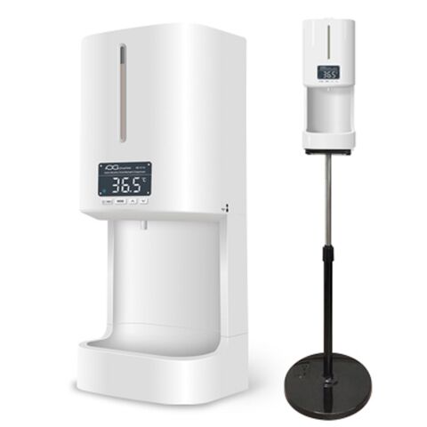 2500ml Automatischer Gel- & Flüssig-Händedesinfektionsmittelspender mit Dual Power und Temperaturanzeige