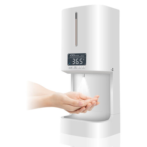 2500ml Automatischer Gel- & Flüssig-Händedesinfektionsmittelspender mit Dual Power und Temperaturanzeige
