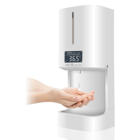 2500ml Automatischer Gel- & Flüssig-Händedesinfektionsmittelspender mit Dual Power und Temperaturanzeige