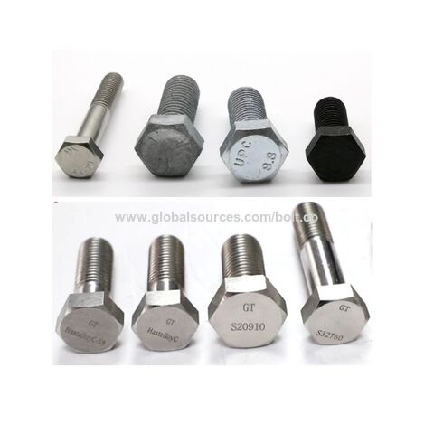 Juego De Tuercas Y Pernos Hexagonal De Acero Inoxidable