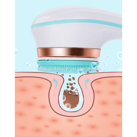 Vente en gros OEM ODM 4 EN 1 Brosse de Bain et Corps Électrique Rechargeable Ensemble de Brosses sans Fil Brosse de Douche à Long Manche