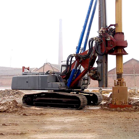 Perforadora Rotatoria de Alta Fiabilidad XR220DII CFA 19m China a la Venta - Equipo de Perforación Rotatoria para Cimentaciones Profundas