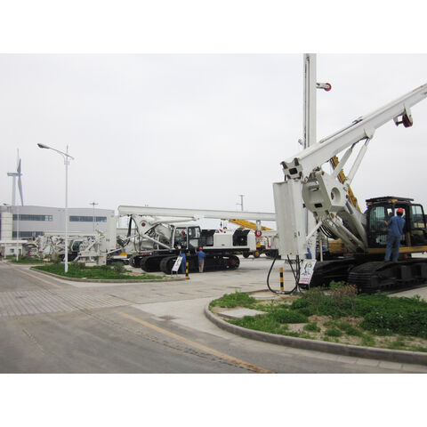 Perforadora Rotatoria de Alta Fiabilidad XR220DII CFA 19m China a la Venta - Equipo de Perforación Rotatoria para Cimentaciones Profundas