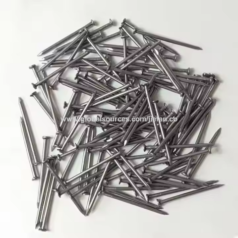 Precio de fábrica Clavos redondos comunes de alambre de hierro pulido para la construcción de edificios de madera