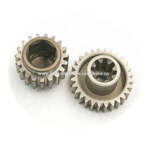 Servicio de Mecanizado CNC de Precisión para Proveedores, Engranaje Metálico, Metalurgia, Engranaje Recto Doble