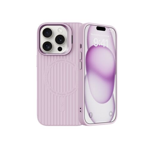 Funda híbrida de alta gama para teléfono móvil de PC+TPU+silicona con textura ondulada antiarañazos y a prueba de golpes