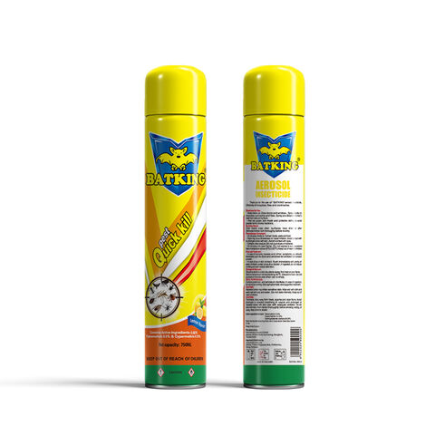 Prix usine, Répulsif Insectes en Spray, Parfum Citron, Insecticide Anti-Moustiques pour la Maison