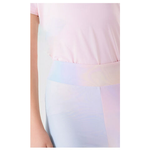 Pantalon de Yoga pour Enfants de Haute Qualité, Vêtements de Sport Décontractés, Taille Haute, Leggings de Fitness pour Enfants, Couleur Dégradée, Séchage Rapide, Leggings de Sport pour Adolescentes