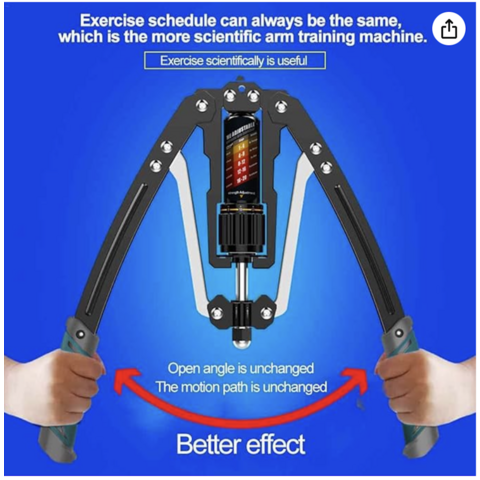 Alat Latihan Lengan Twister Adjustable 4.5-90 kg, Hydraulic Power Home Chest Expander, Pelatih Otot Bahu, Peralatan Fitness untuk Latihan di Rumah