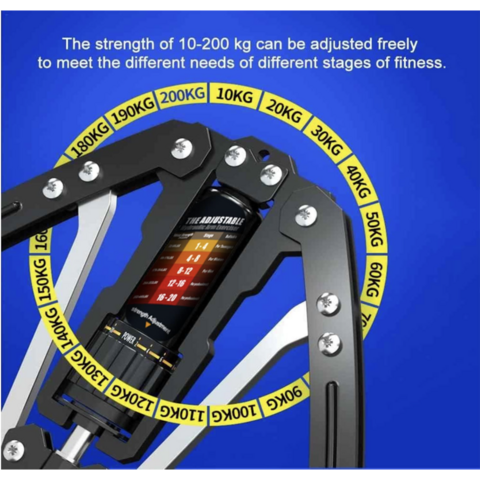 Alat Latihan Lengan Twister Adjustable 4.5-90 kg, Hydraulic Power Home Chest Expander, Pelatih Otot Bahu, Peralatan Fitness untuk Latihan di Rumah