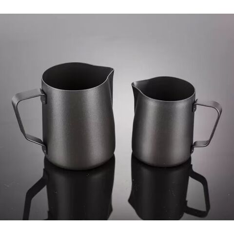 Hochwertiger, kundenspezifischer 304 Edelstahl 600ml Art Barista Dampf Kaffee Cappuccino Latte Tasse Milchaufschäumkännchen