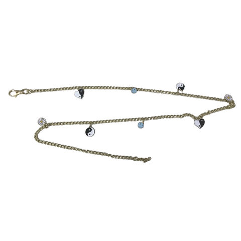 Ceinture chaîne 100% fer pour femmes avec multiples accessoires (visage/fleur/cœur, etc.) - Vente en gros pour boutiques et magasins de mode