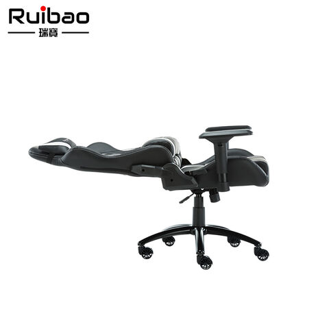 Silla de Oficina Ergonómica de Cuero PU con Elevación a Gas, Silla Gaming / Racing Personalizable