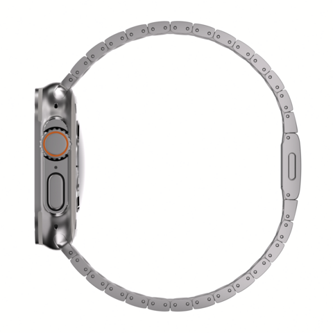Bracelet de Montre Intelligente en Acier Inoxydable, Bracelets de Montre Intelligente de Sport, Breloques et Accessoires pour Montre Intelligente de Créateur Ultra 2, Bracelet de Luxe 49 mm
